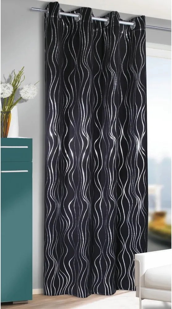Tenda nera 135x245 cm Waves – Sehlbach