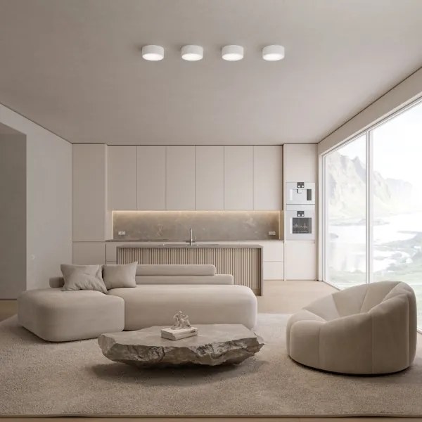 Plafoniera da bagno con sensore CLEO 1xE27/24W/230V Ø 20 cm IP54 bianca