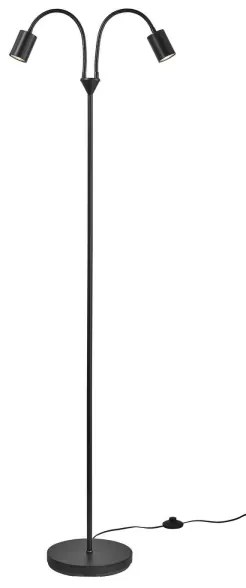 Nordlux - Lampada con piedistallo EXPLORE 2xGU10/7W/230V nero