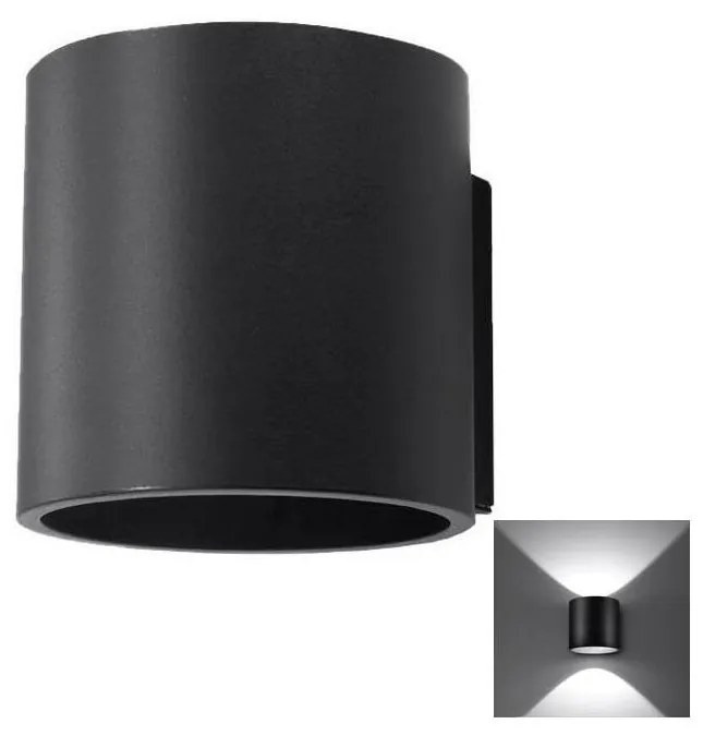 Sollux SL.0048 - Applique ORBIS 1 1xG9/40W/230V nero