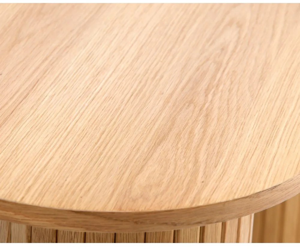 Tavolo consolle di colore naturale 40x130 cm Nola – Unique Furniture