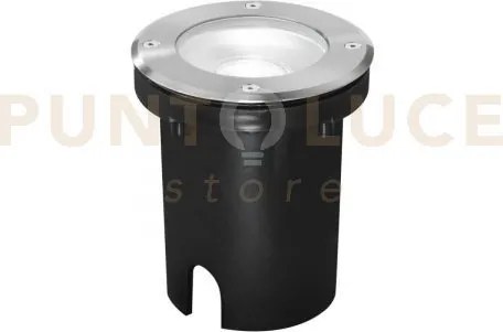 Faro a incasso calpestabile drive orientabile acciaio 1 luce attacc...