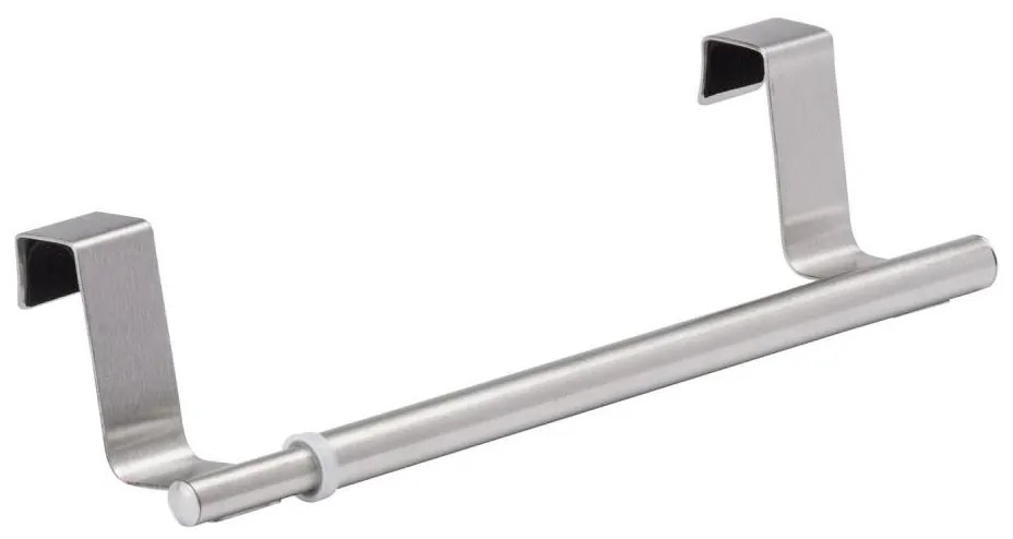WENKO 79173100 - Porta asciugamani TELESCOPE 7x6 cm in acciaio inox/argento/nero