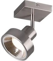 Faretto Soffitto Led 3W GU10 Acciaio Satinato 13 cm Leon GD Trio