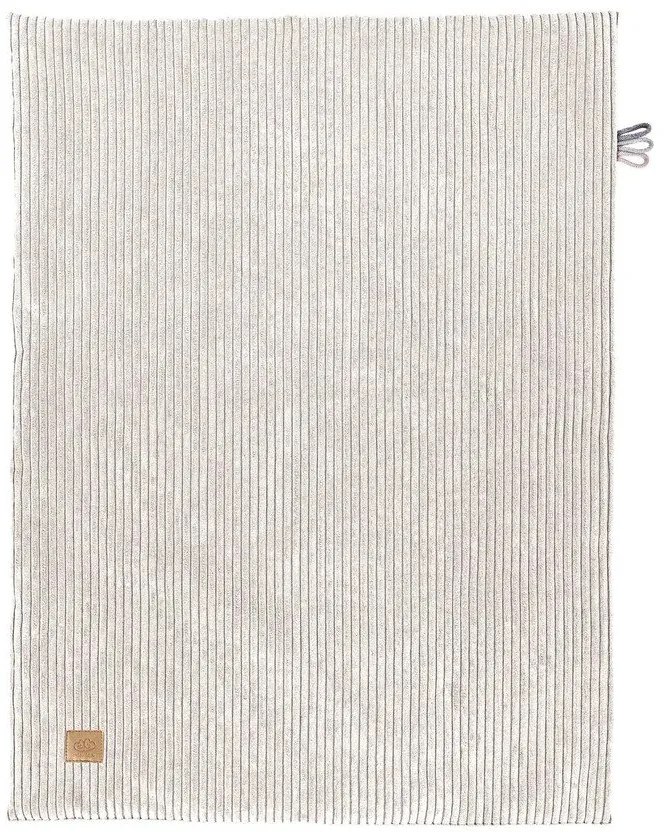 Coperta per bambini color crema in velluto a coste 100x77 cm – Meowbaby