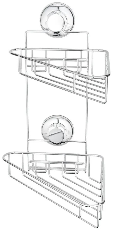 Mensola angolare autoportante in metallo per bagno in argento Bestlock Bath - Compactor