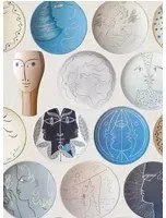 Collage Tapete Poteries von Lelievre - Kaolin