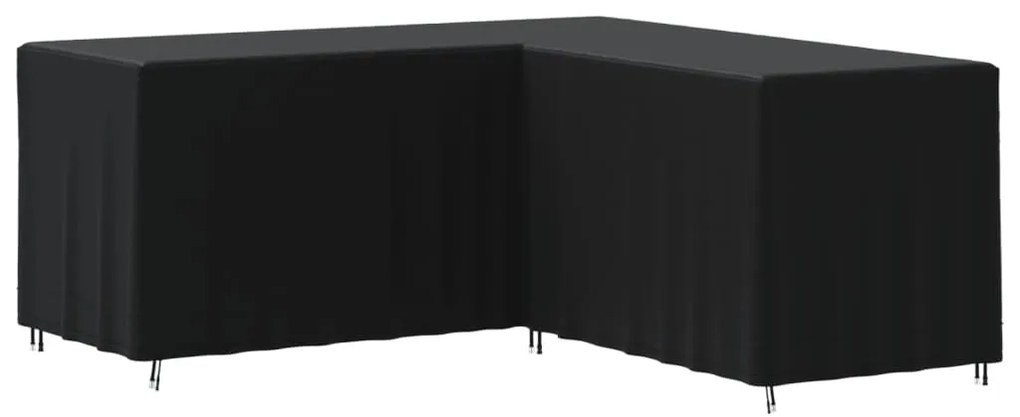 Copertura Per Divano A L Nera 215x215x80 Cm 420d Oxford /