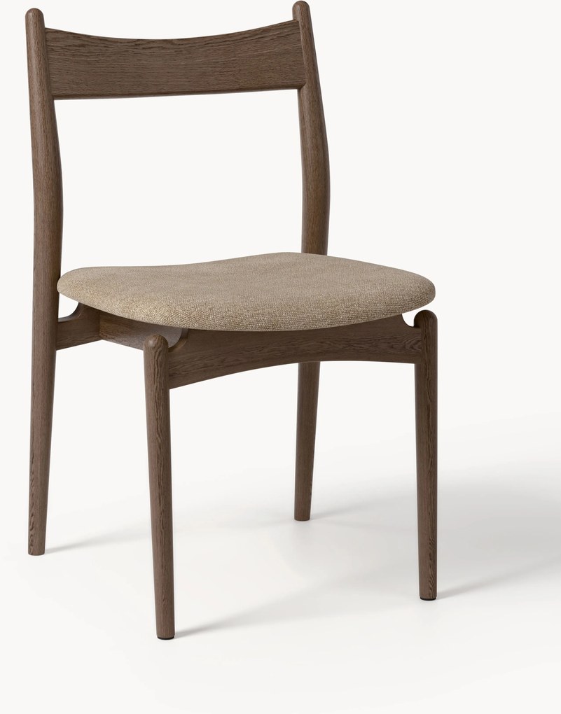 Sedia in legno di frassino con seduta imbottita Koa