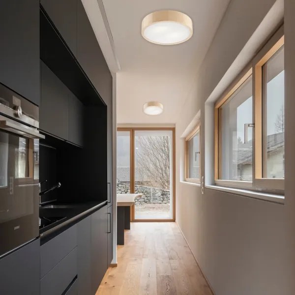 Lampada da soffitto NATURAL 2xE27/60W/230V Ø 37,5 cm in pino