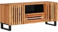 Mobile Porta TV 100x34x46 cm in Legno Massello di Acacia 377505