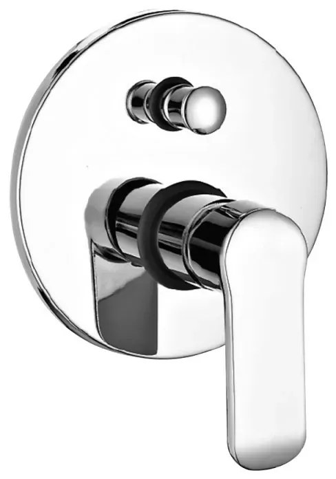 Set doccia incasso con braccio soffione slim e kit doccino acciaio cromo Dalila