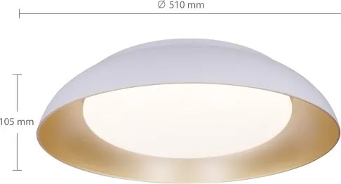 Brilagi - LED Plafoniera dimmerabile ALVA LED/48W/230V 3000-6500K Ø 51 cm bianco + telecomando