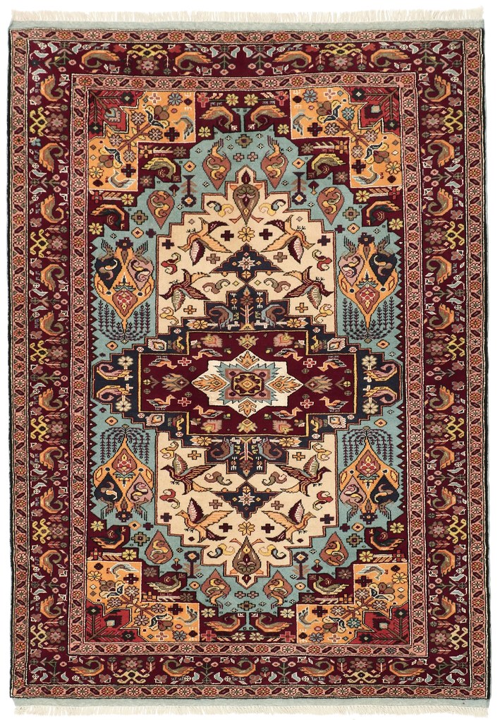 Turkmen Tappeto persiano 190x140 (Iran) Annodato A Mano