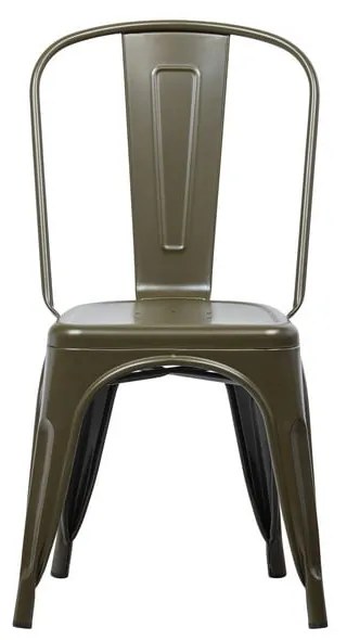 Sedie da pranzo in metallo verde in set di 2 Afternoon - vtwonen