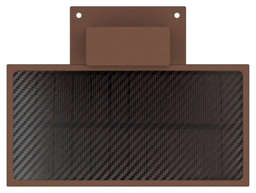Paletto da giardino Solare Corten 100cm con Sensore Mov. e Picchetto Colore  Bianco Naturale 4.000K