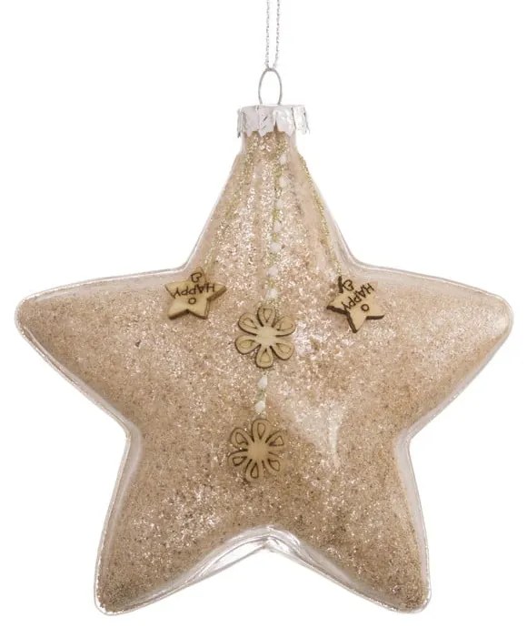 Ornamento natalizio in vetro Marron - Casa Selección