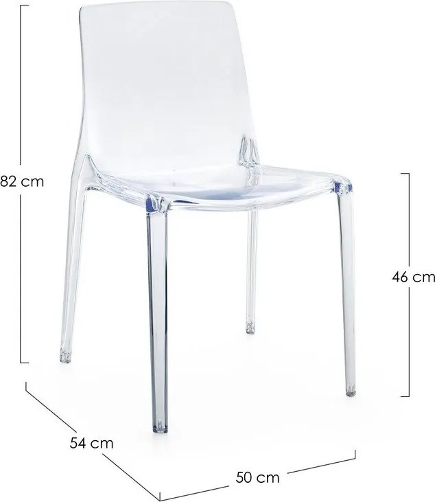 Sedia da esterno in plastica Adele – Bizzotto