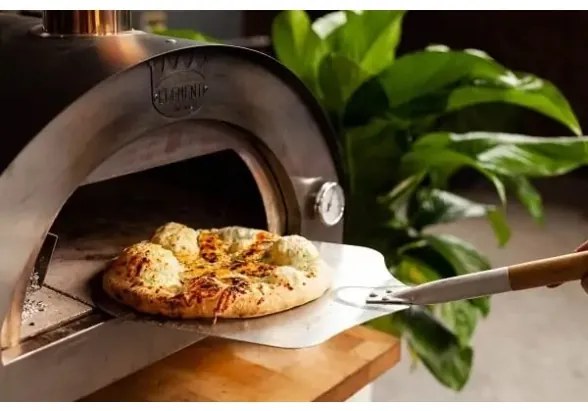 Forno A Legna Per Pizze Compatto 60x40 Cm In Acciaio Clementino Clementi Antracite