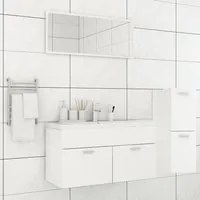 Set Mobili da Bagno Bianco in Truciolatocod mxl 120663