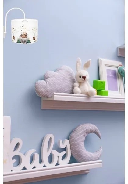 Applique per bambini BEARS 1xE27/60W/230V