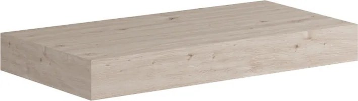 Top per lavabo Brera L 100 x H 9.8 x P 46 cm rovere chiaro mdf