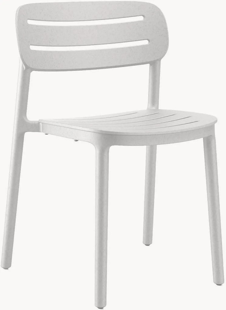 Set di 4 sedie da giardino impilabili Croisette