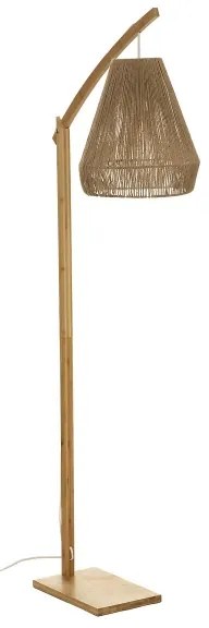 Atmosphera - Lampada con piedistallo PALM 1xE27/60W/230V bambù/canapa
