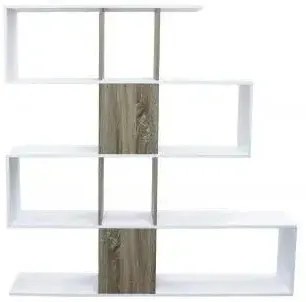 Libreria Adrianne Bianca e Naturale: Melammina, 145x29x145