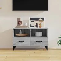 Mobile Porta TV Grigio Sonoma 80x36x50 cm in Legno Multistrato cod mxl 15372