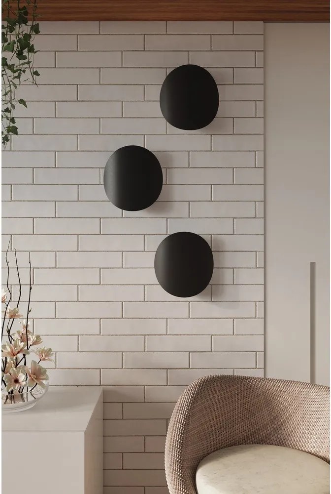 Lampada da parete nera Junker - Sollux