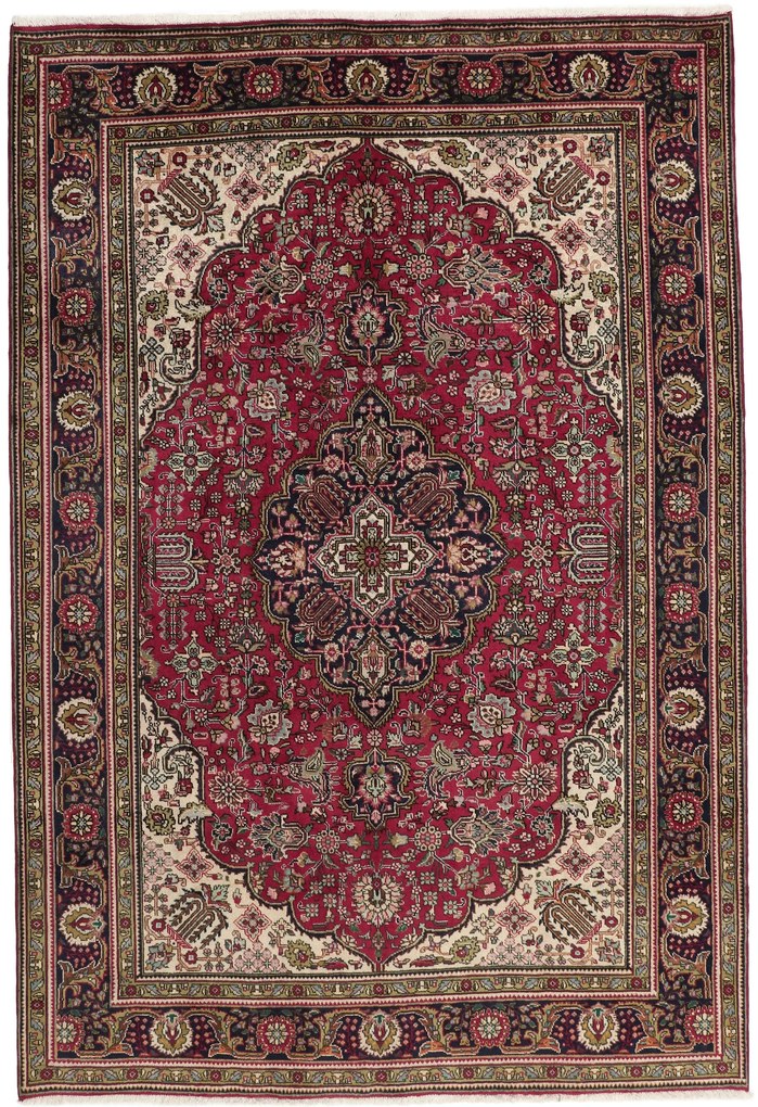 Tabriz Tappeto 300x200 (Iran) Annodato A Mano