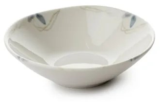 Set da tavola 24 pezzi in porcellana, bianco/blu