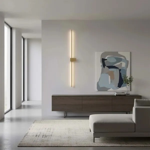 Applique LED AISHA LED/20W/230V 4000K 120 cm oro