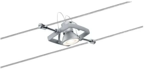 Paulmann 94133 - KIT 5xGU5,3/10W Sistema a cavo completo MAC 230V cromato