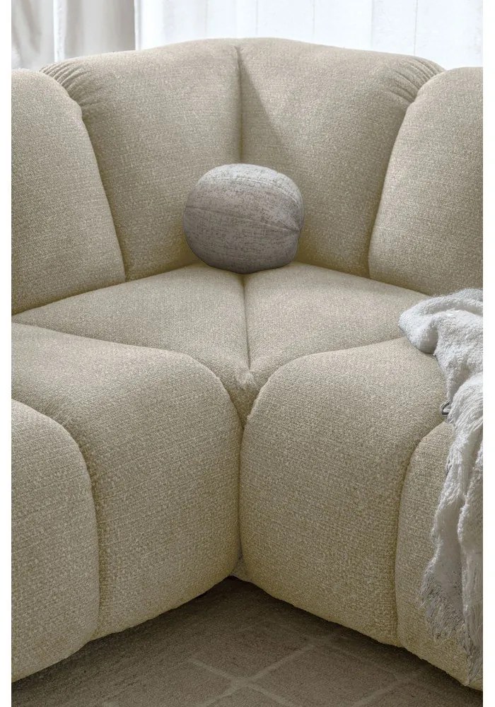 Divano angolare beige (con penisola a destra/a L) Shell – Miuform