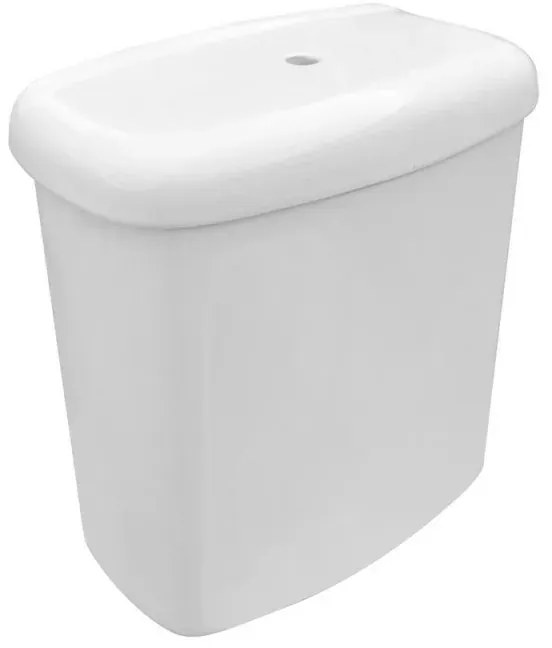 Wc tradizionale monoblocco scarico a terra completo di sedile serie Ginevra