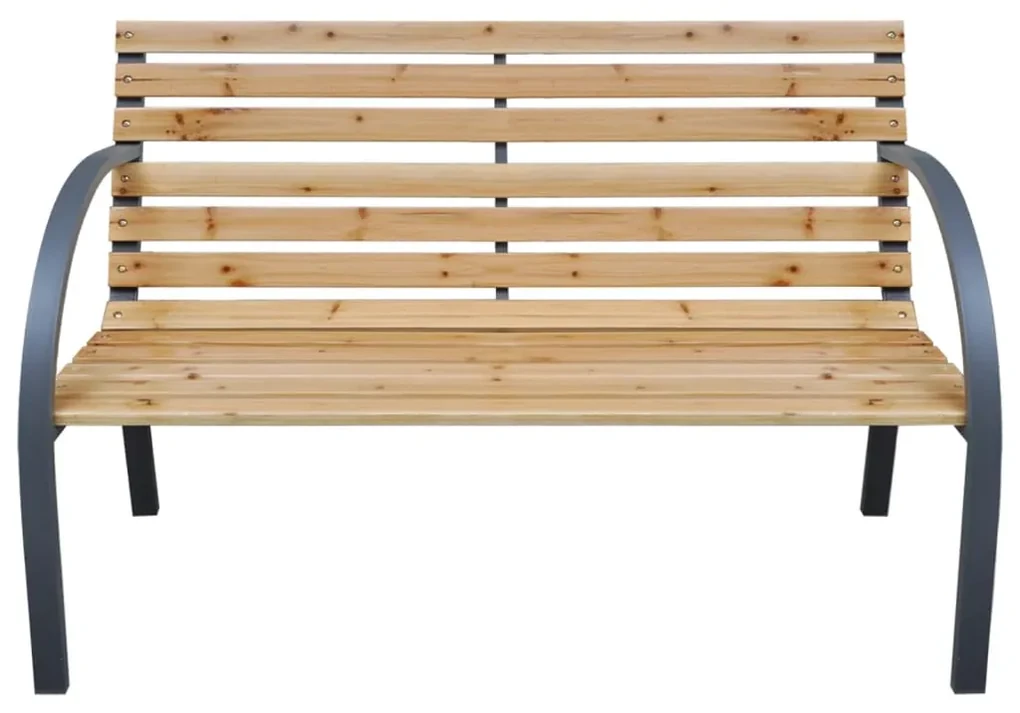 Panca da giardino 112 cm in legno massello di abete