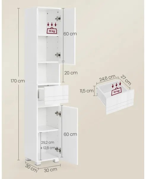 Mobiletto KATY bianco