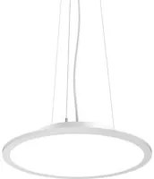 Sospensione Moderna Fly Slim Alluminio-Plastiche Bianco Led 26W 3000K D45Cm