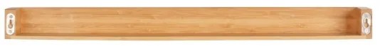 WENKO 24744100 - Mensola BAMBUSA 60x9 cm marrone