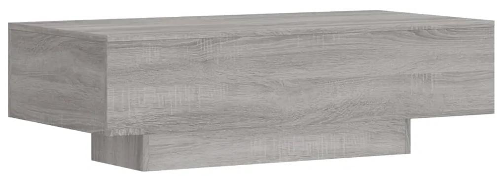 Tavolino salotto grigio sonoma 100x49,5x31 cm legno multistrato
