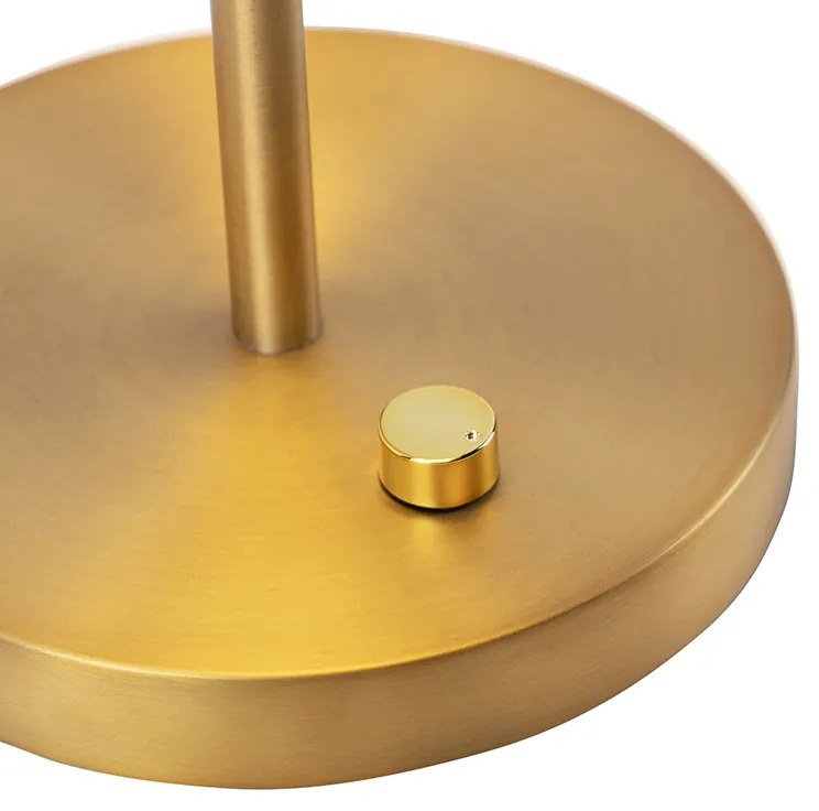 Lampada da tavolo moderna bronzo con LED - Disco