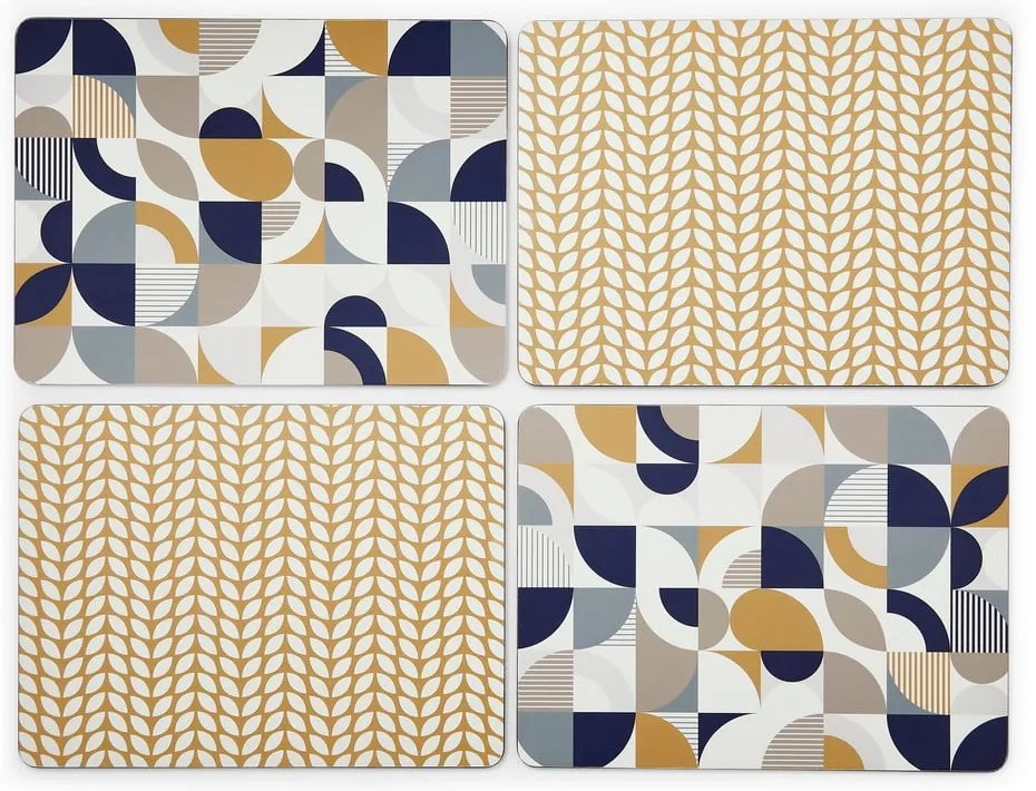Tovagliette in set in sughero/carta 4 pz 21,5x29 cm Bauhaus – Cooksmart ®