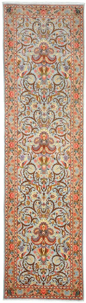Sarouk Tappeto persiano 80 x 310 Blu (Iran) Annodato A Mano