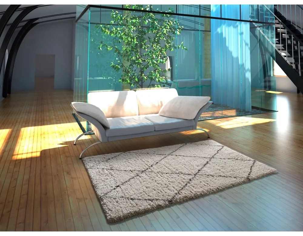 Tappeto beige , 160 x 230 cm Lynn Lines - Universal