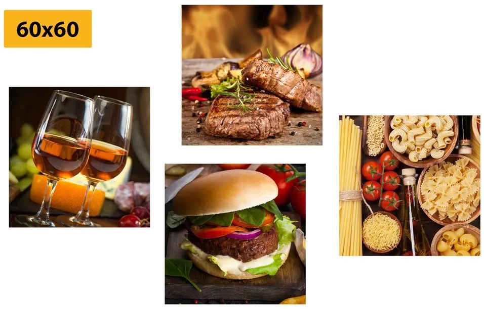 Set di quadri – Arte culinaria