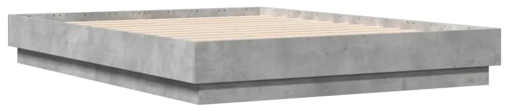Giroletto grigio cemento 135x190 cm in legno multistrato