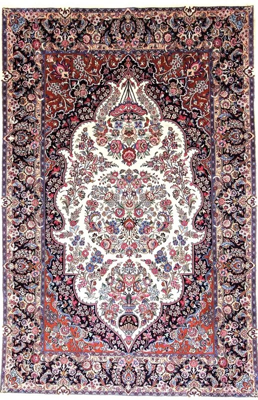 Kashmar Tappeto persiano 200 x 300 Beige (Iran) Annodato A Mano