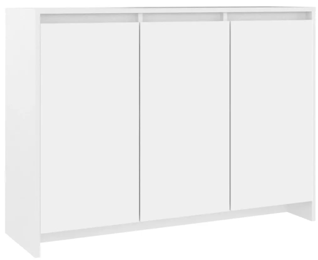 Credenza Bianca 102x33x75 cm in Truciolato